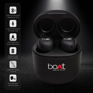 Boat Eardopes - Bluetooth enabled headphones with mic